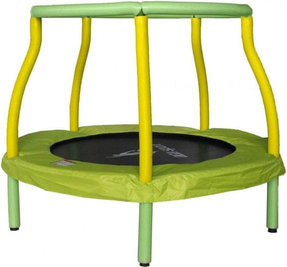 Aga Dětská trampolína 116 cm Light Green/Yellow - obrázek 1