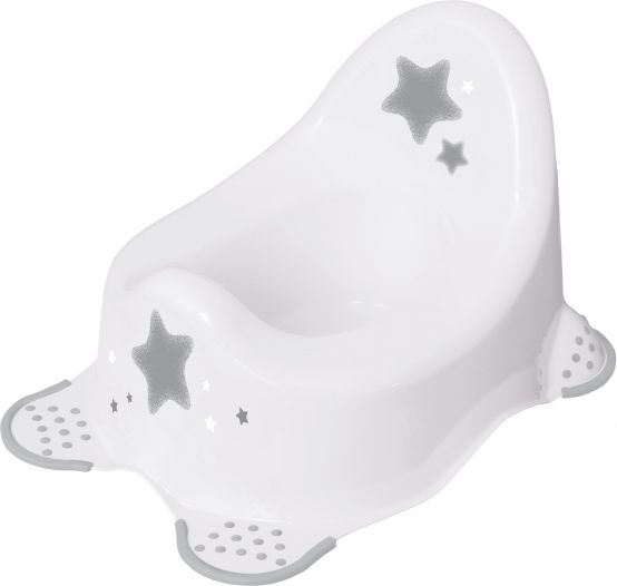 Baby Nellys Nočník s protiskluzem - Baby Star - bílá, K19 - obrázek 2
