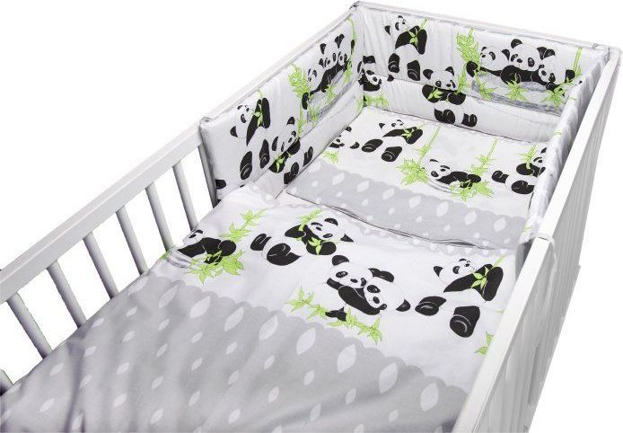 COSING 3-dílná sada povlečení - Panda šedá - obrázek 1