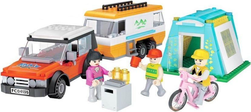 Cogo stavebnice Kempování v přírodě typ LEGO 365 dílů - obrázek 1