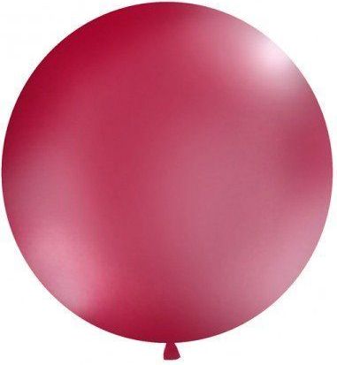 Paris Dekorace Vystřelovací balón burgundy - obrázek 1