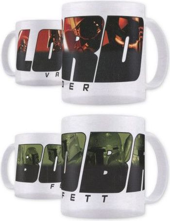 Sada hrnků Star Wars - Vader & Boba Fett, měnící se (2 ks) - obrázek 1