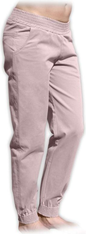 Jožánek DANIELA- volné těhotenské kalhoty z denimu, BÉŽOVÉ L/XL - obrázek 1