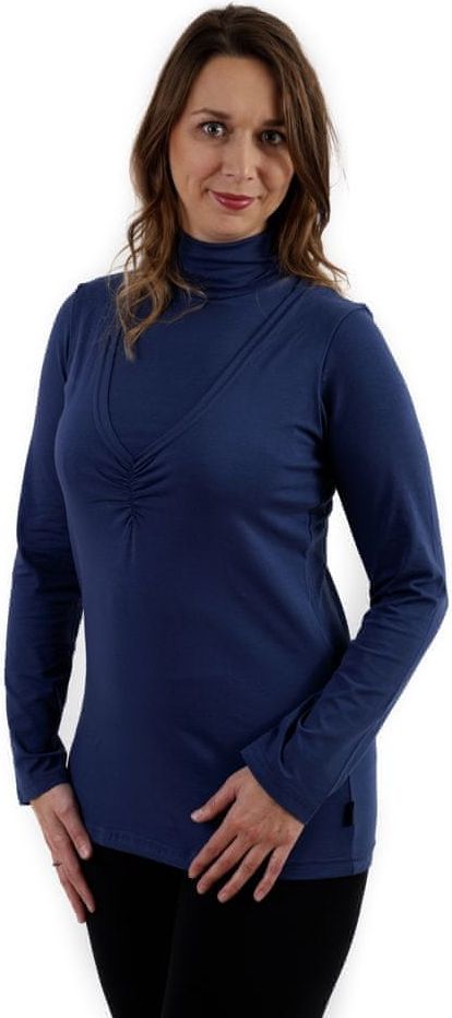 Jožánek KLAUDIE- kojící rolák, jeans ( = tm. modrá ) L/XL - obrázek 1