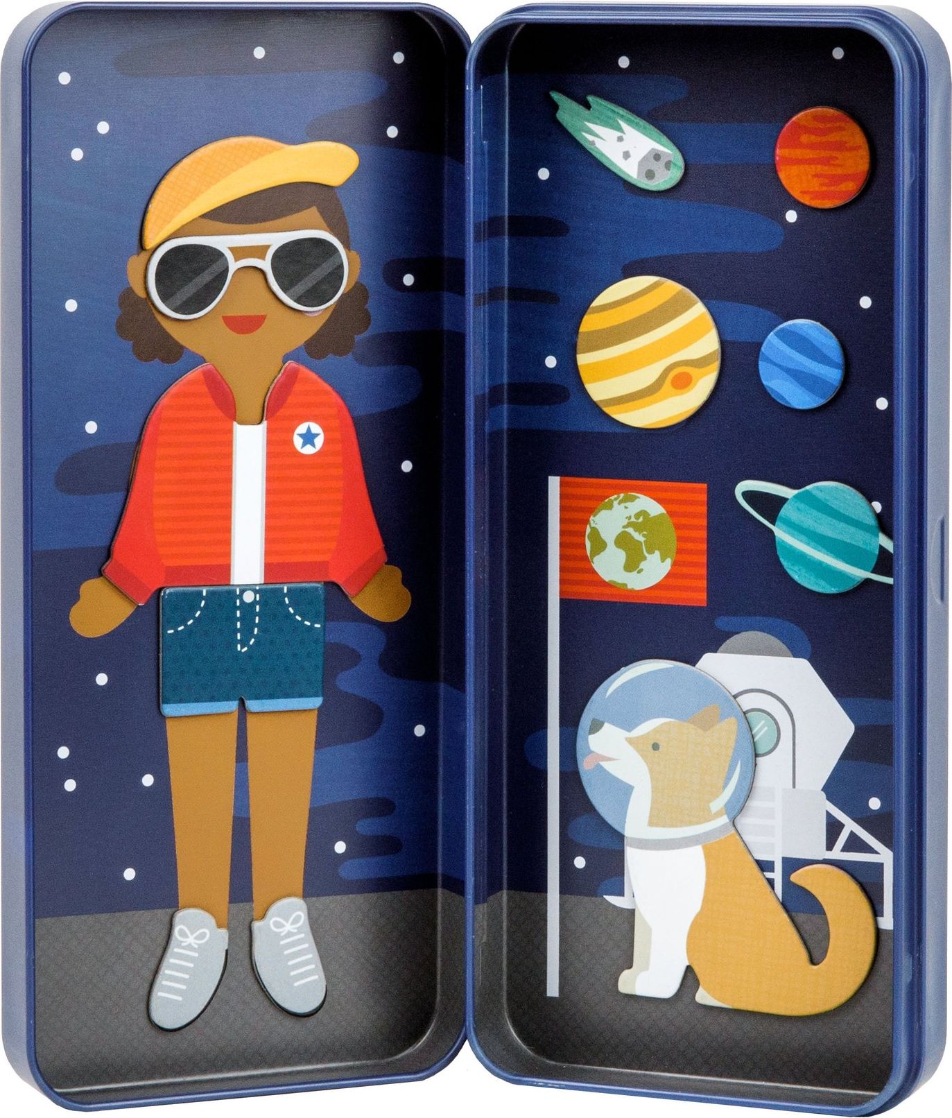 Petitcollage Magnetické puzzle Kosmonautka - obrázek 2