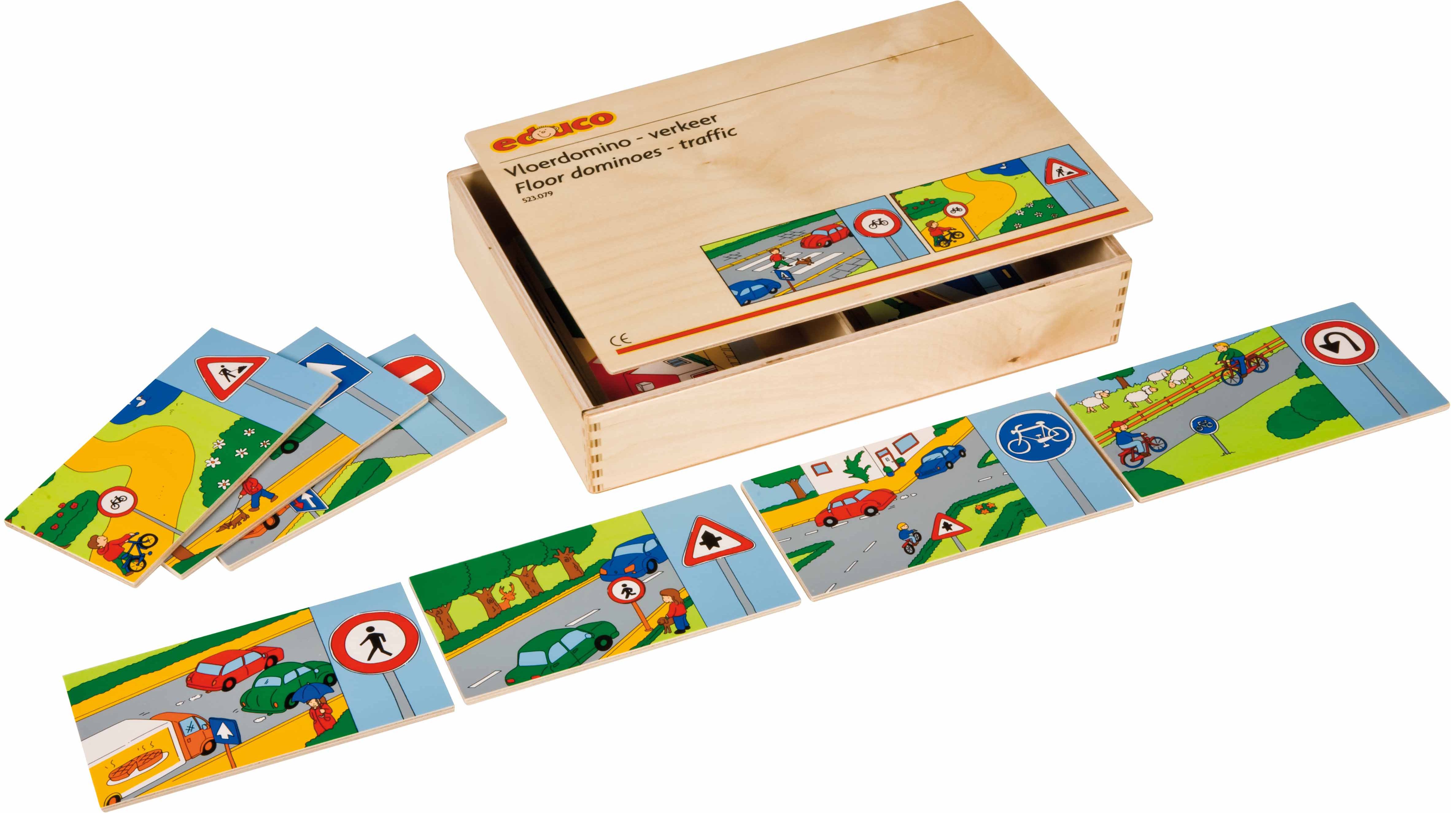 Educo E523079 Podlahové domino - Doprava - obrázek 1