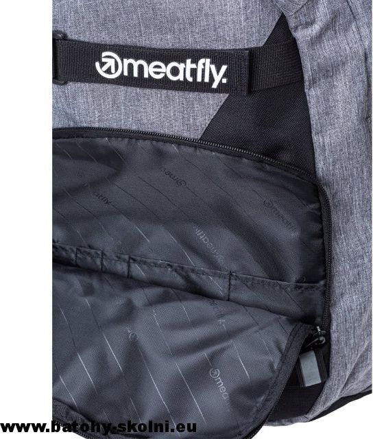 Studentský batoh Meatfly Exile 4 A Heather Grey, Black - Doprava Zdarma - obrázek 4