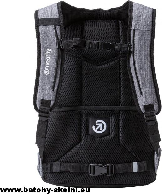 Studentský batoh Meatfly Exile 4 A Heather Grey, Black - Doprava Zdarma - obrázek 6