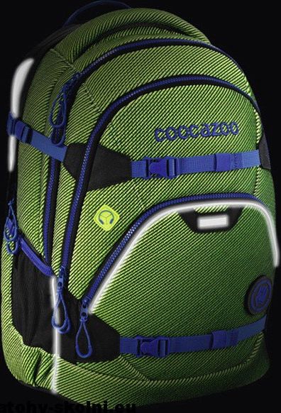 Školní batoh ScaleRale Freaka Sneaka Chameleon Green Coocazoo - obrázek 7