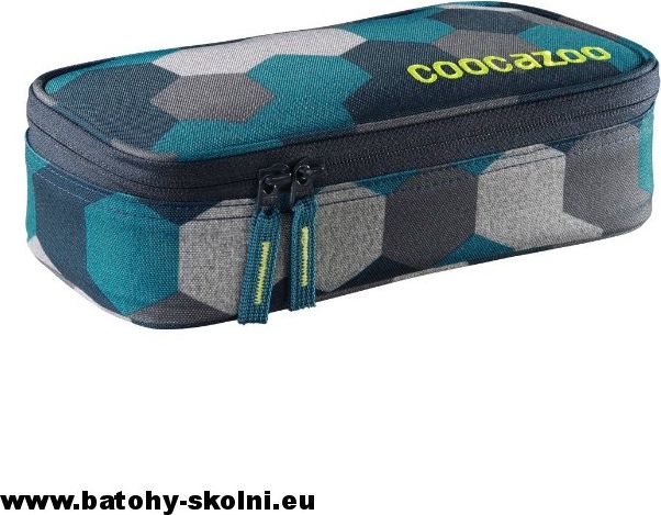 Penál CoocaZoo PencilDenzel, Blue Geome - obrázek 2