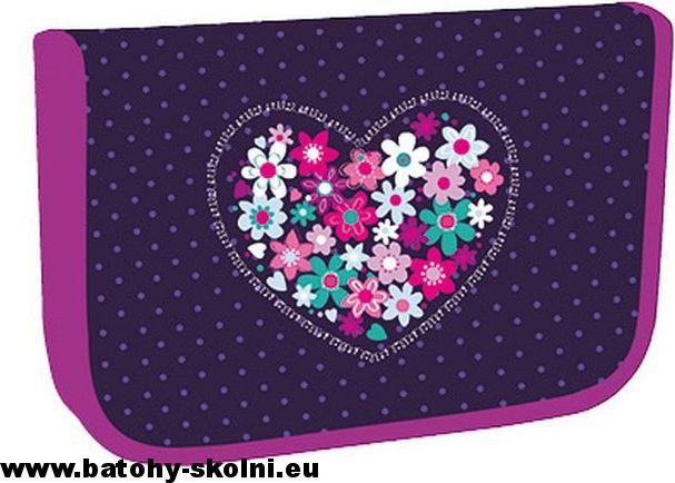 Školní jednopatrový penál Stil pouzdro Srdce Magic Heart - obrázek 2