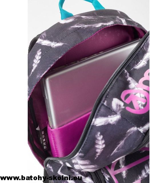 Studentský batoh Meatfly Basejumper 3 M Feather Grayscale - Doprava Zdarma - obrázek 3