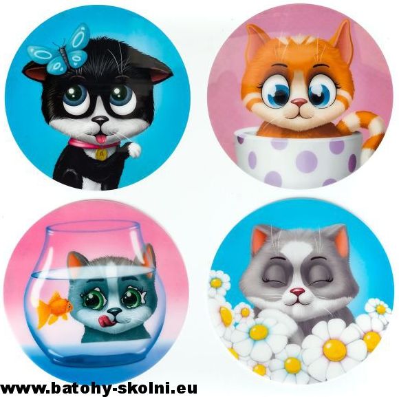 Školní batoh Kočičky Topgal 2 dílný set ENDY 19005 Small - obrázek 14