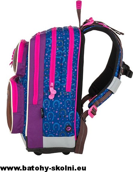 Školní batoh Koníček 3 dílný set Bagmaster GALAXY 9 B - Doprava Zdarma - obrázek 9