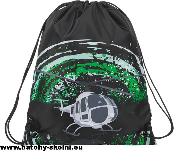 Školní batoh Vrtulník 3 dílný set Bagmaster ALFA 9 D - Doprava Zdarma - obrázek 7