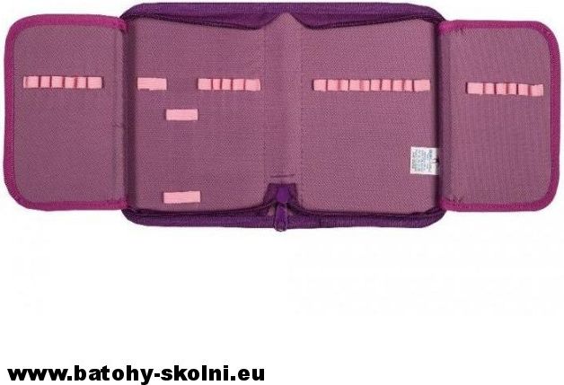 Jednopatrový penál 2 klopy Belmil motýl spring - obrázek 3