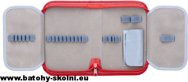 Jednopatrové školní pouzdro Emipo 2 klopy Builder bagr - obrázek 5