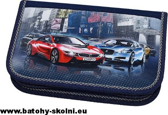 Jednopatrový penál 2 klopy Emipo City Cars > varianta 2. - obrázek 1