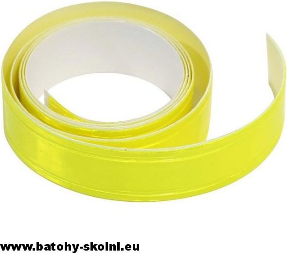 Výstražná samolepicí reflexní páska 90 cm žlutá - obrázek 1