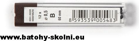 Tuhy do mikrotužky Koh-i-noor 4152 tvrdost B průměr 0.5 mm grafitové - obrázek 1
