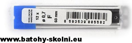 Tuhy do mikrotužky Koh-i-noor 4162 tvrdost F průměr 0.7 mm grafitové - obrázek 1
