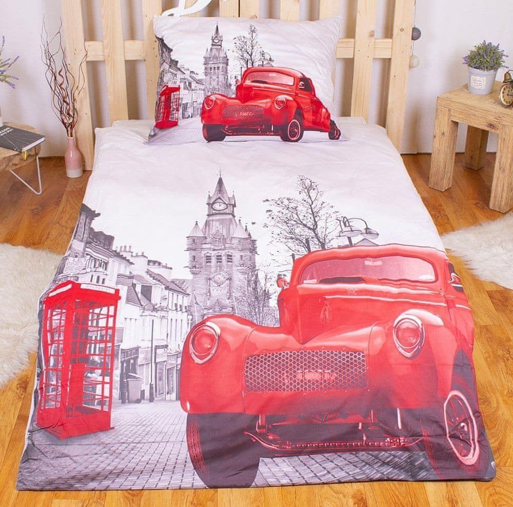 TopProsteradla.cz 3D povlečení 140x200 + 70x90 - Londýn - obrázek 1