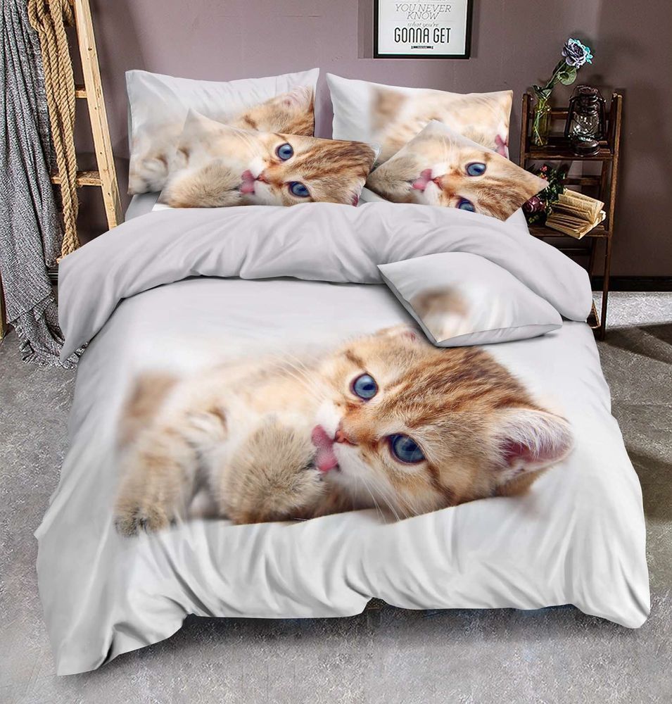 TopProsteradla.cz 3D povlečení 140x200+70x90+40x40 Kitten - obrázek 1
