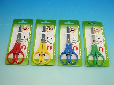 Dětské nůžky 997808 délka 13.5cm na blistru mix - obrázek 2