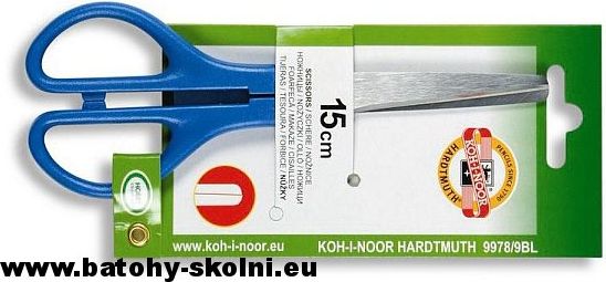 Dětské nůžky 997809 délka 15cm na blistru mix - obrázek 1