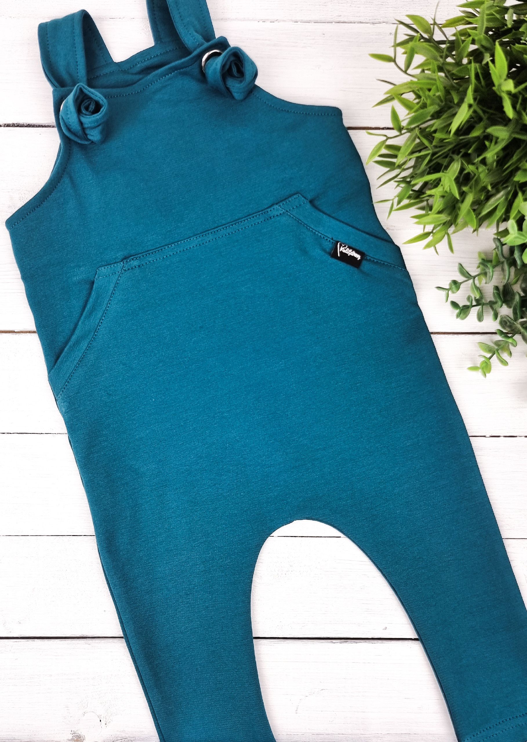 Kulišárny (handmade) Laclové tepláčky ,,TEAL,, VELIKOST: 56