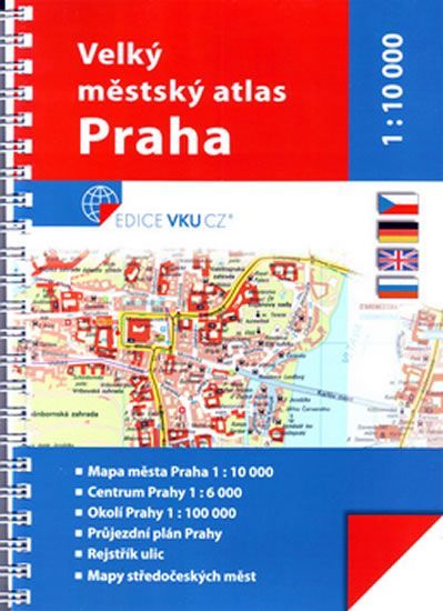 Velký městský atlas Praha 1:10 000 - - obrázek 1