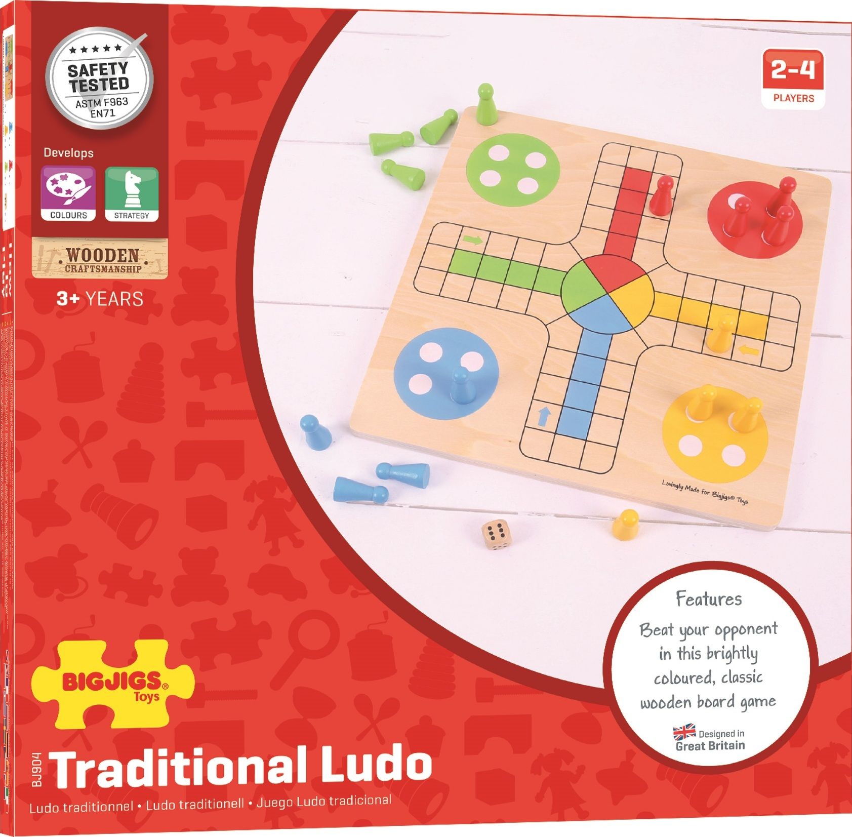 Bigjigs Toys Člověče nezlob se! - obrázek 4