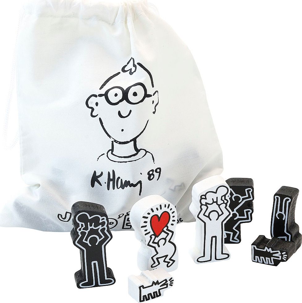 Vilac Moderní dřevěné šachy Keith Haring - obrázek 4