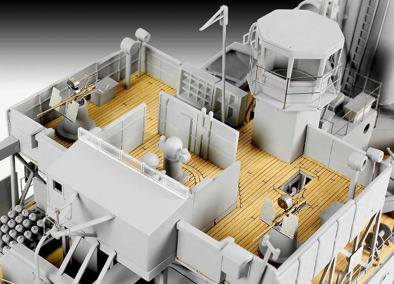 REVELL Plastic ModelKit TECHNIK loď 00451 - Flower Class Corvette (1:72) - obrázek 4