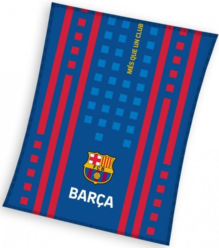 Carbotex · Fotbalová fleecová deka FC Barcelona - Camino - 110 x 140 cm - obrázek 1