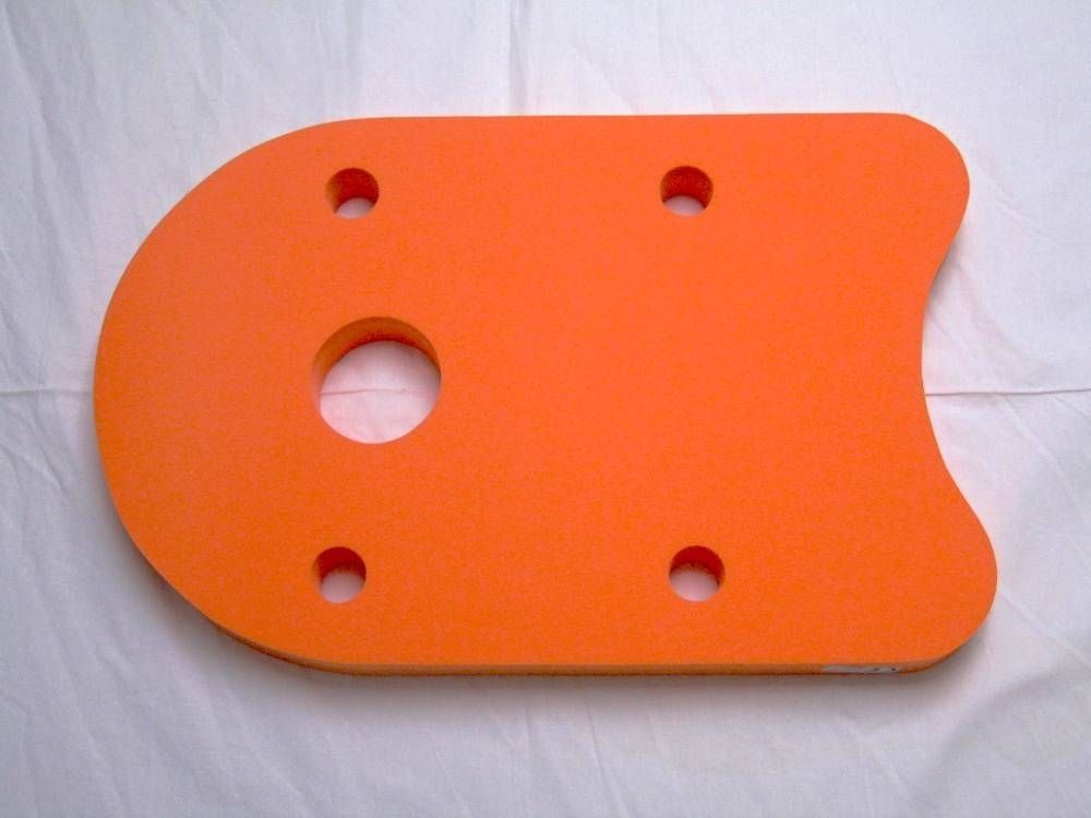 DENA Deska plavecká velká (480x300x38 mm), modrá - obrázek 1