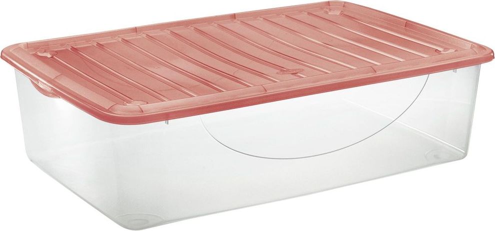 Tontarelli DODO STOCK-BOX s víkem 27L transparent/červená - obrázek 1