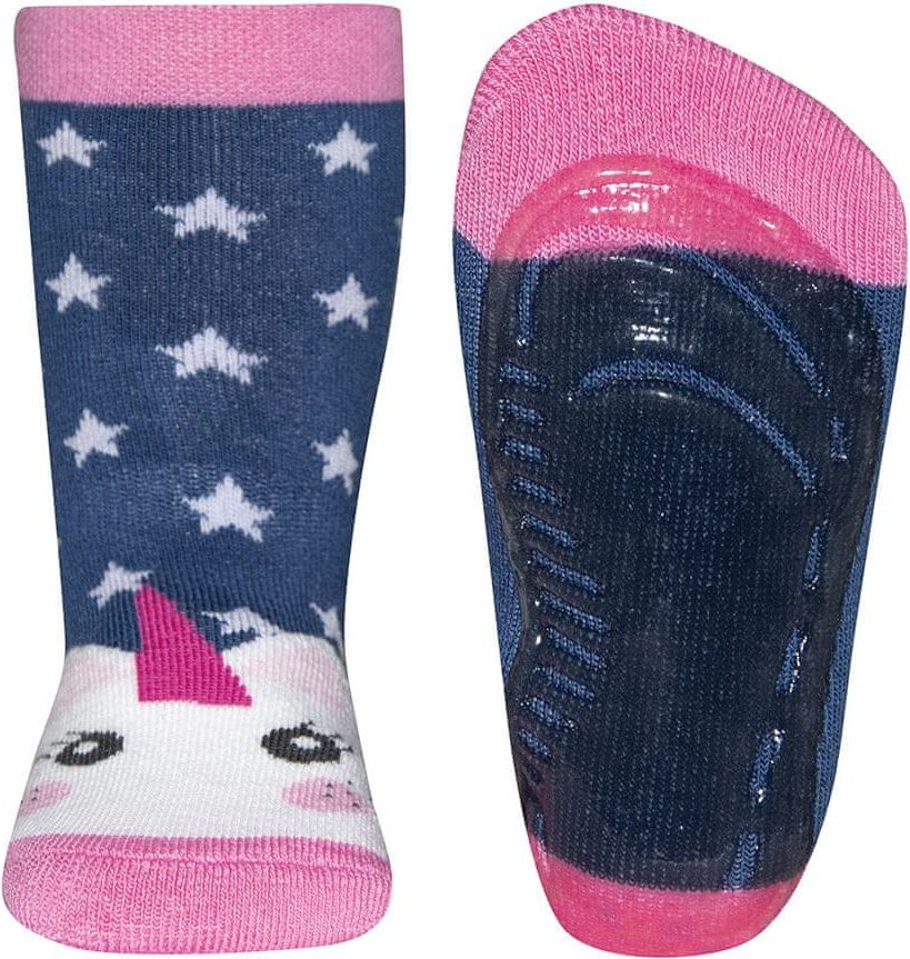 EWERS dívčí ponožky s protiskluzem Sněhulák 27 - 28 modrá - obrázek 1