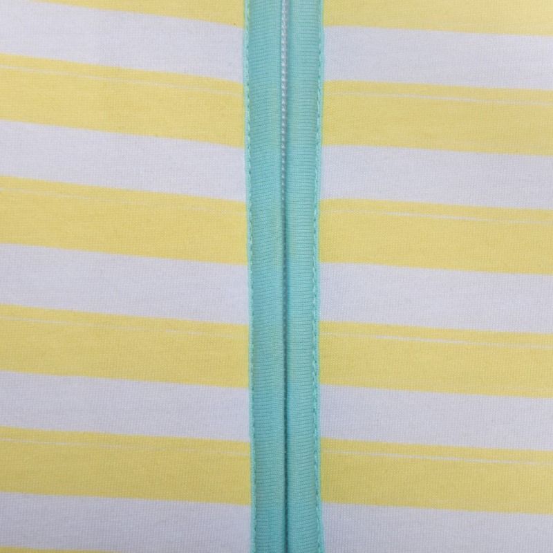Natulino dětský spací pytel pro miminko, YELLOW STRIPES / MINT, 2vrstvý, S (0 - 6 měsíců) - obrázek 3