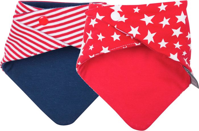 Slintáček RED STARS & STRIPES Neckerbibs - obrázek 6