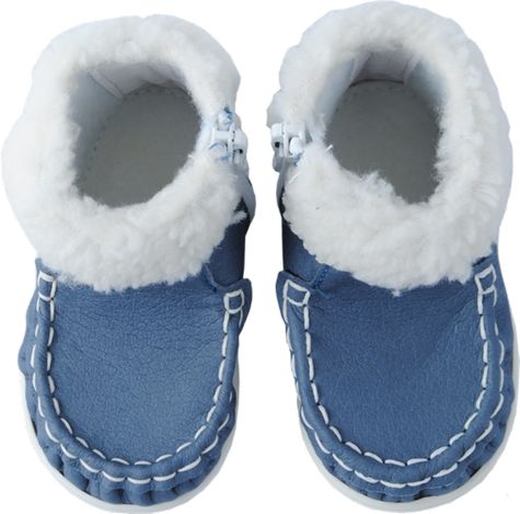 První botičky KK Winter modré Velikost: 18 - obrázek 3