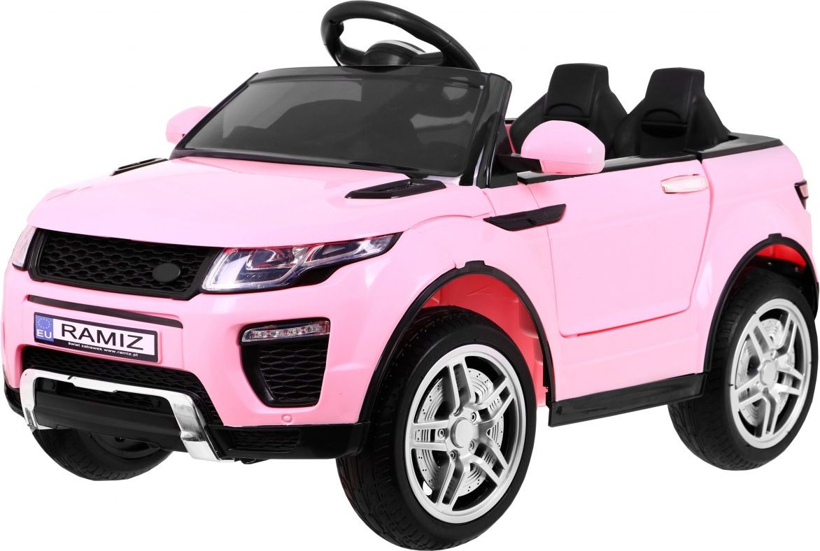 Sportovní elektrické auto Rapid Racer - růžové - obrázek 1