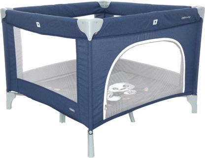 Coto Baby Skládací ohrádka Conti - jeans/melange - PANDA - obrázek 1