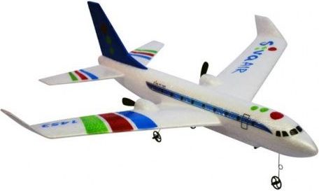 RC Airbus RTF s gyroskopickou stabilizací, 2,4 GHz modrý - obrázek 1