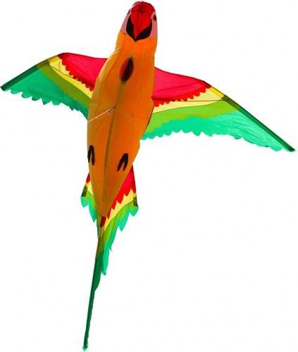 Papoušek 3D drak 118x110 cm - obrázek 1