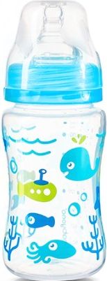 Antikoliková lahvička se širokým hrdlem Baby Ono - modrá - obrázek 1