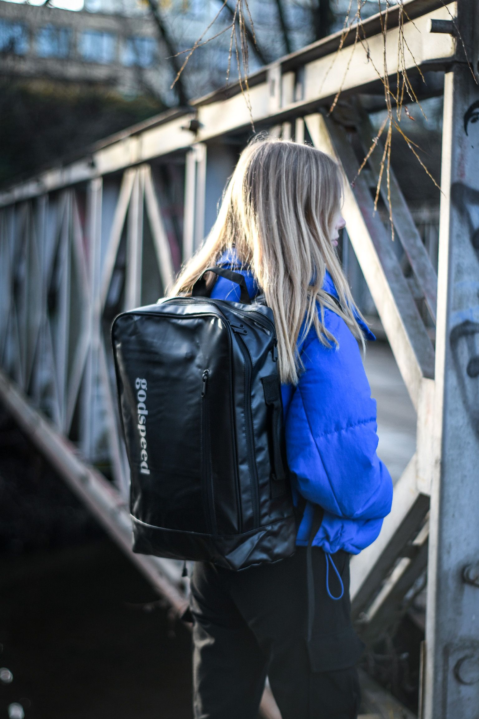 Unisex studentský batoh TopBags Townsman - Black 22 l - obrázek 4