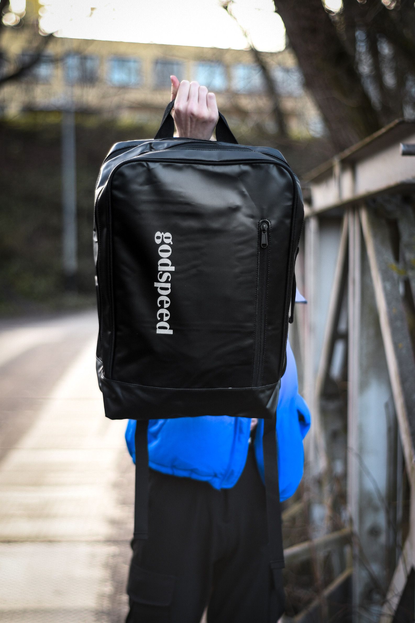 Unisex studentský batoh TopBags Townsman - Black 22 l - obrázek 5