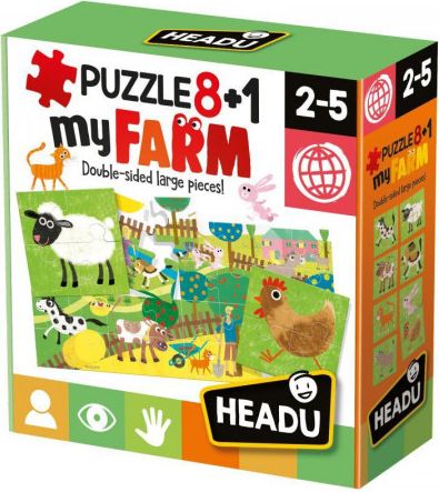Puzzle 8+1 Moje farma - obrázek 1