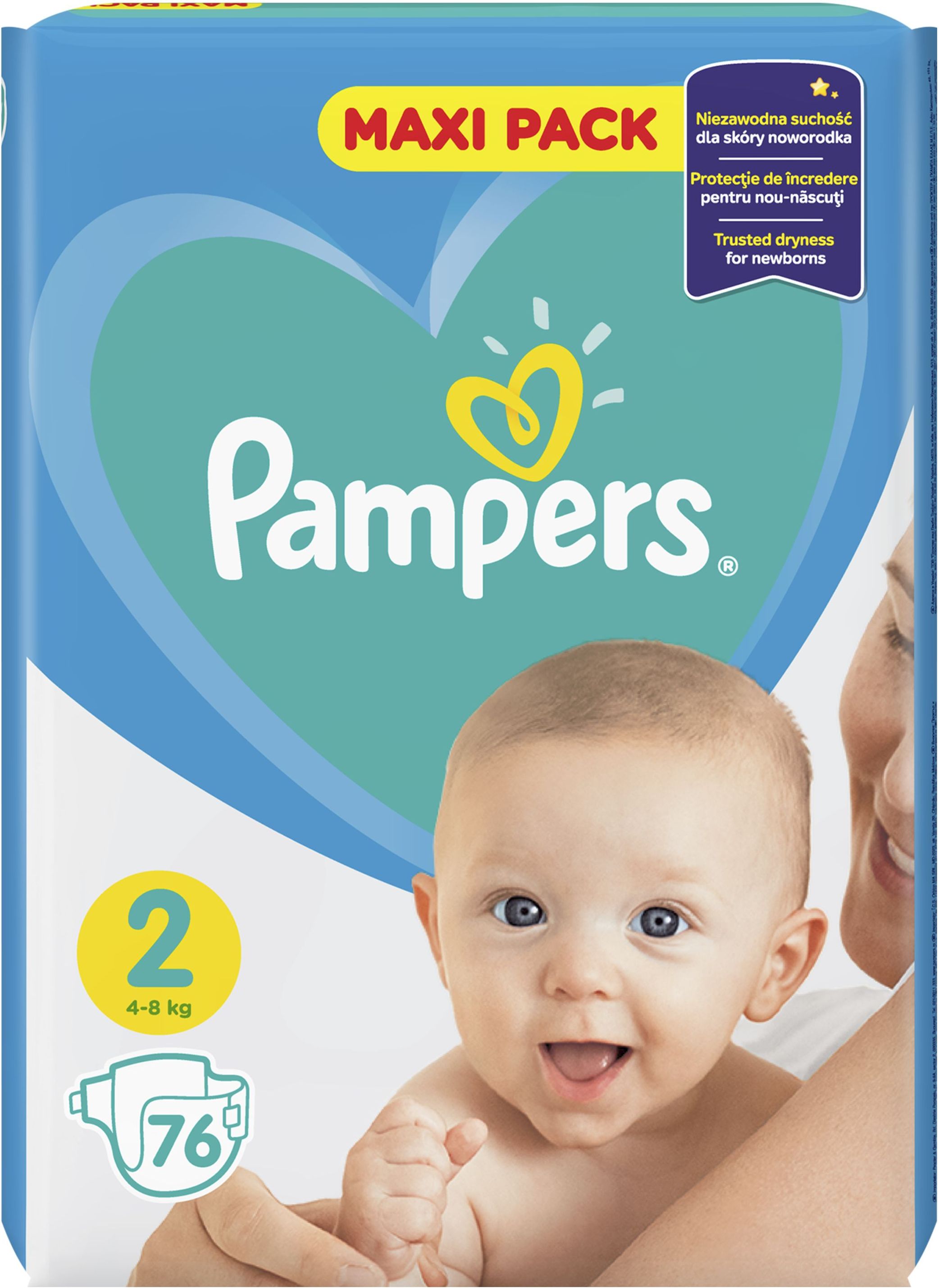 Pampers Active Baby vel. 2 Mini dětské pleny 76 ks - obrázek 1